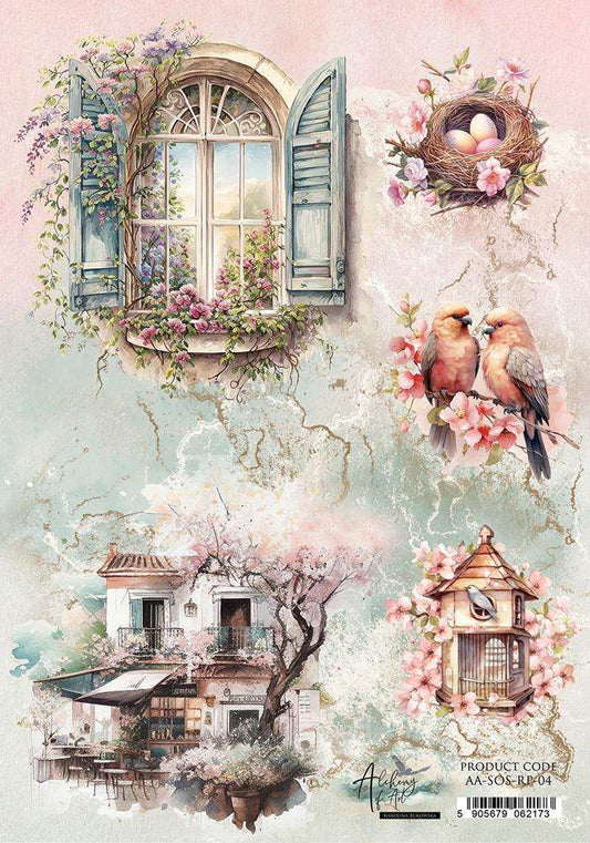 Riisipaperi Soul of Spring  4