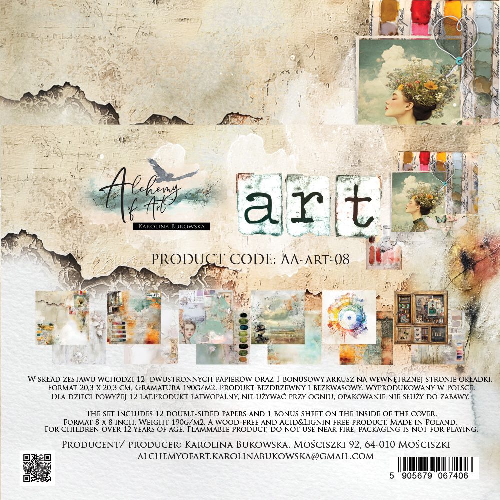 ART 8" paperipakkaus