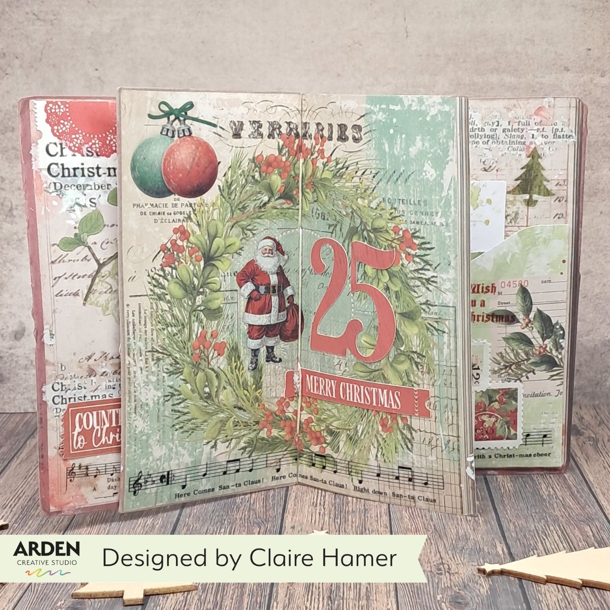 Christmas Cheer rub-ons