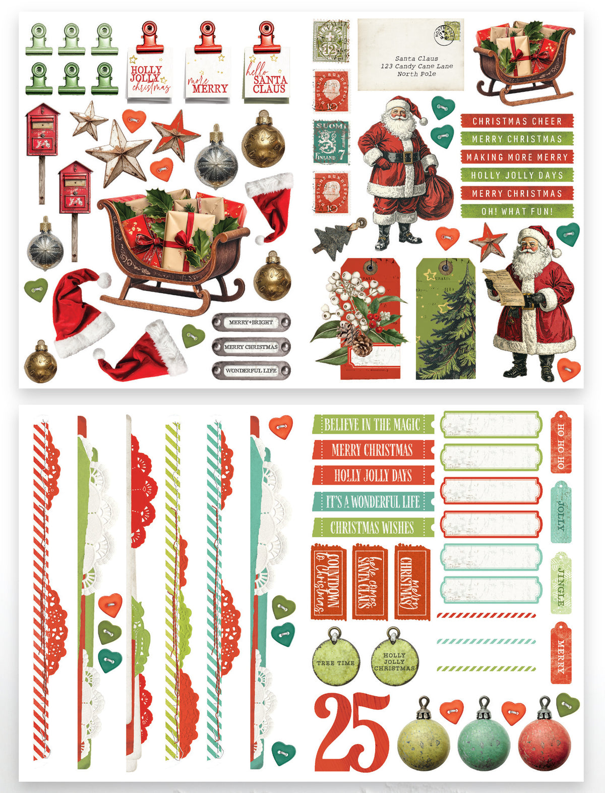 Laser cuts Christmas Cheer