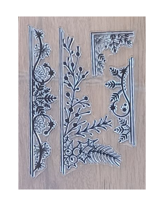 Akryylileimasin Bordures Florale
