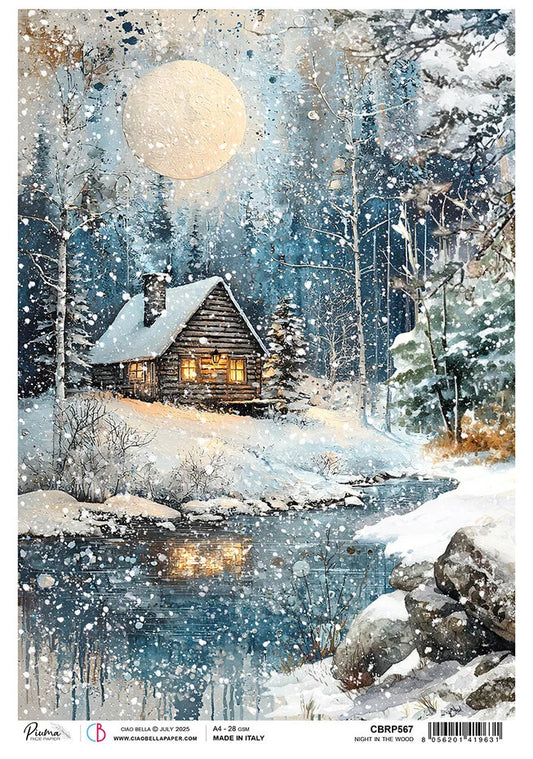 Night in the Wood riisipaperi A4