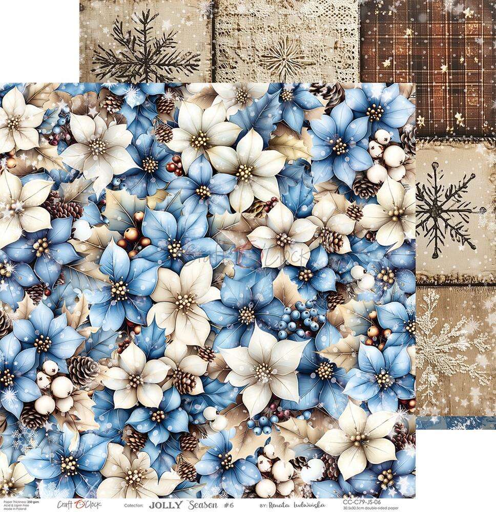 Jolly Season 06, skräppipaperi 12"