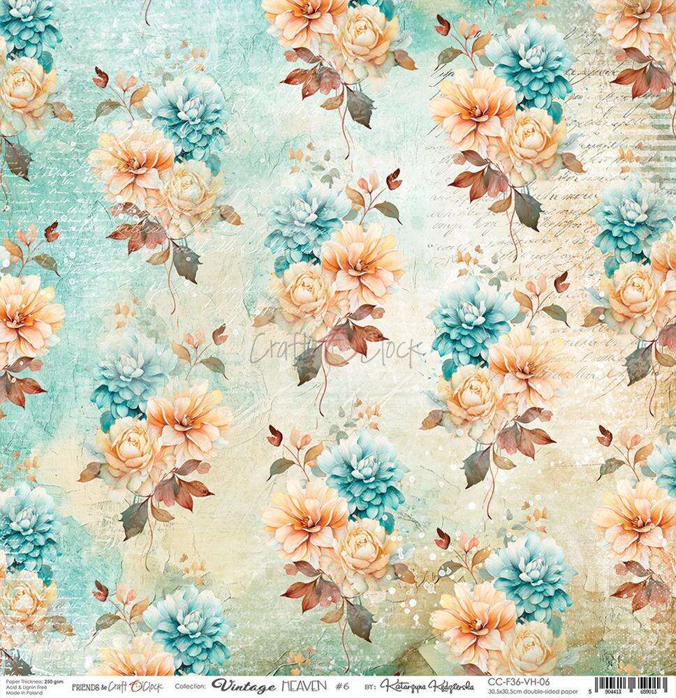 Vintage heaven  06 12" skräppipaperiarkki