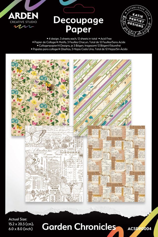 Garden Chronicles Decoupage paper