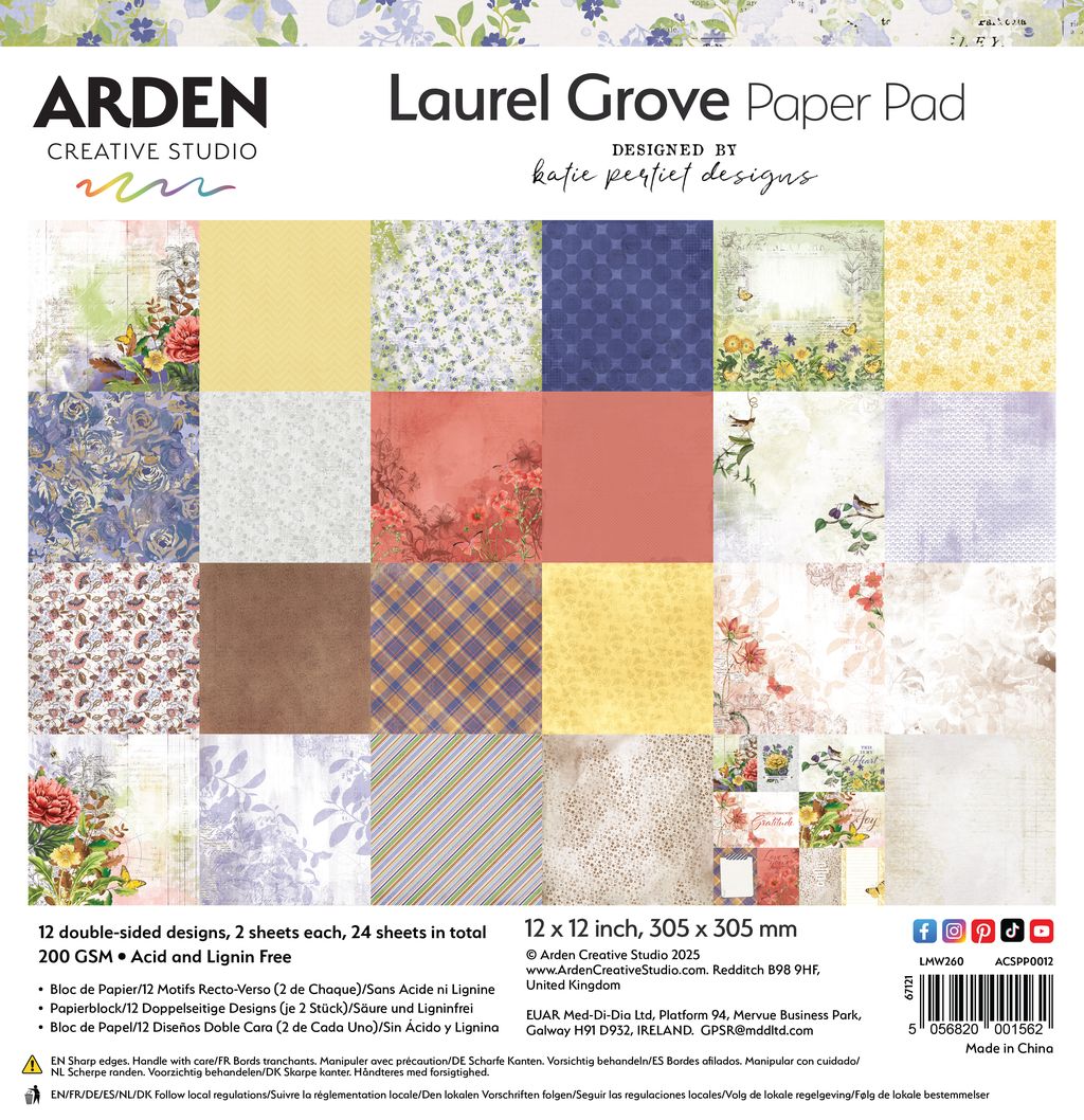 Laurel Grove 12" paperipakkaus