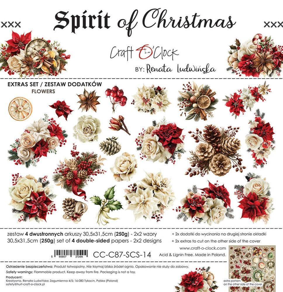 Extras to cut, Flowers, Spirit of Christmas