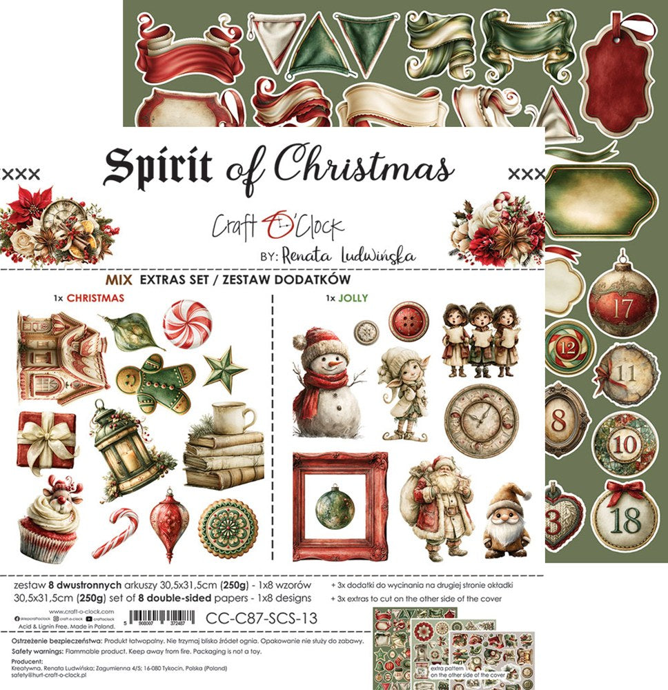 Extras to cut, Christmas & Jolly, Spirit of Christmas