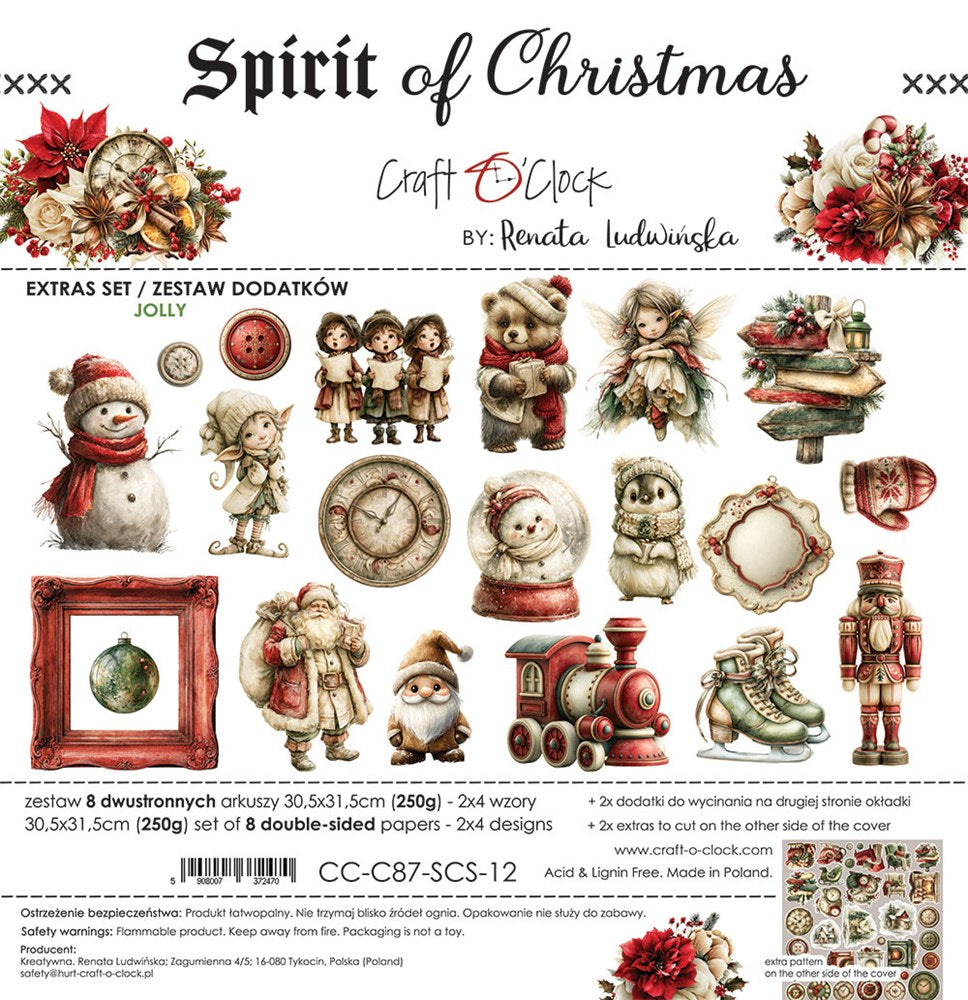 Extras to cut, Christmas & Jolly, Spirit of Christmas