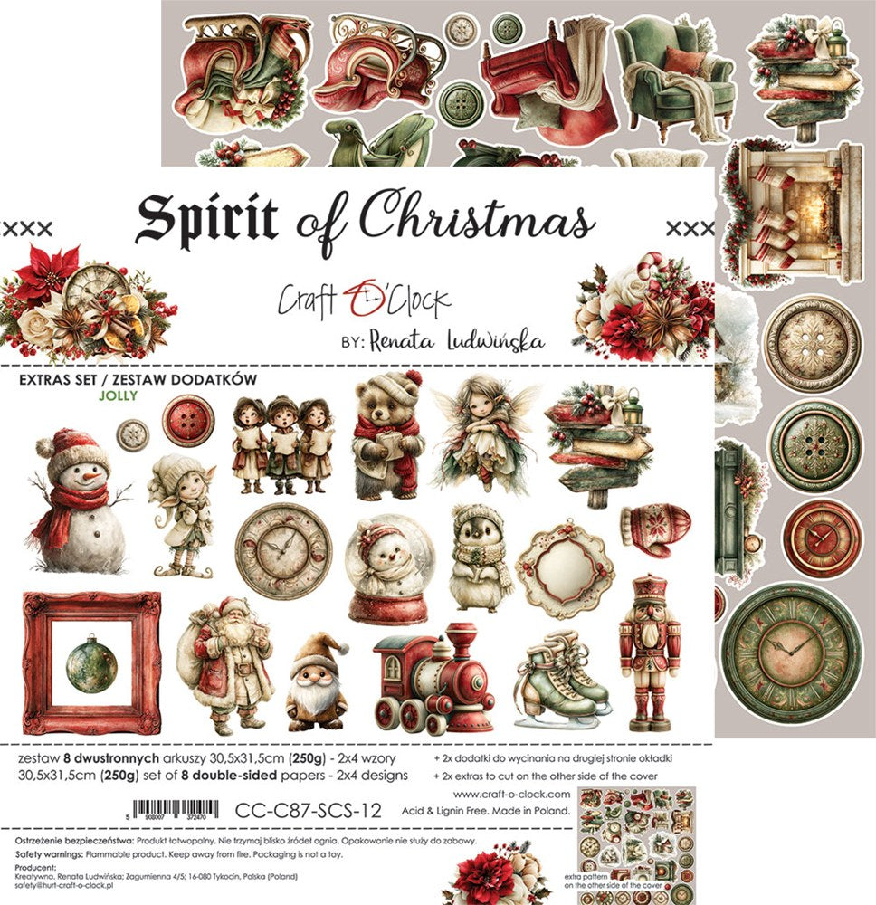 Extras to cut, Christmas & Jolly, Spirit of Christmas