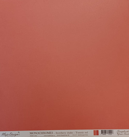 12" arkki Monochromes Strawberry shades Yummie red