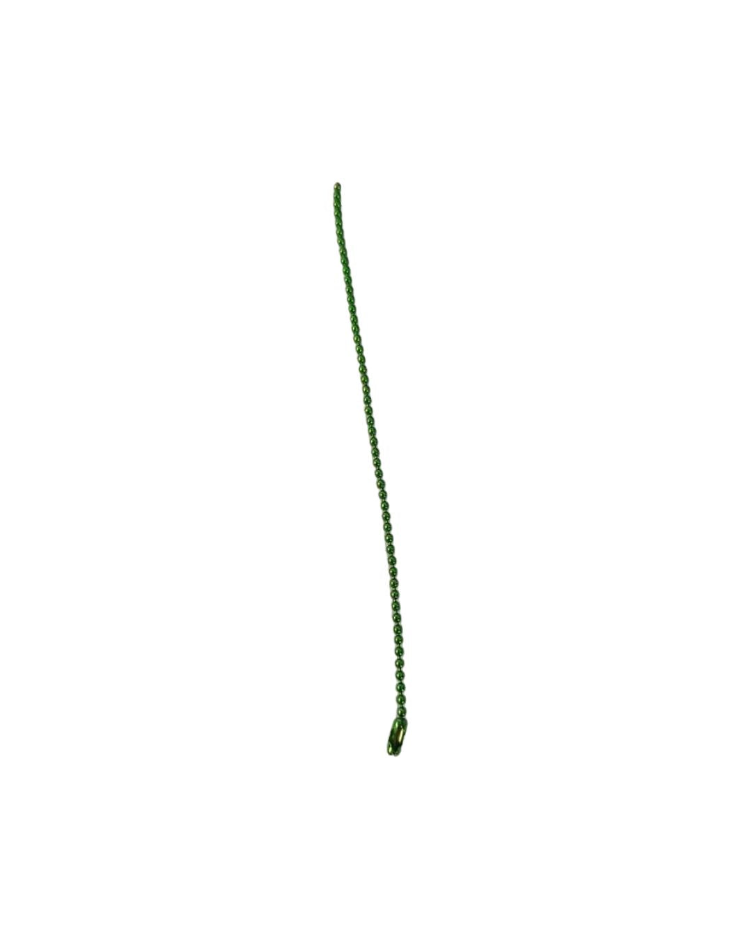 Metalliketju 10cm lukolla vihreä