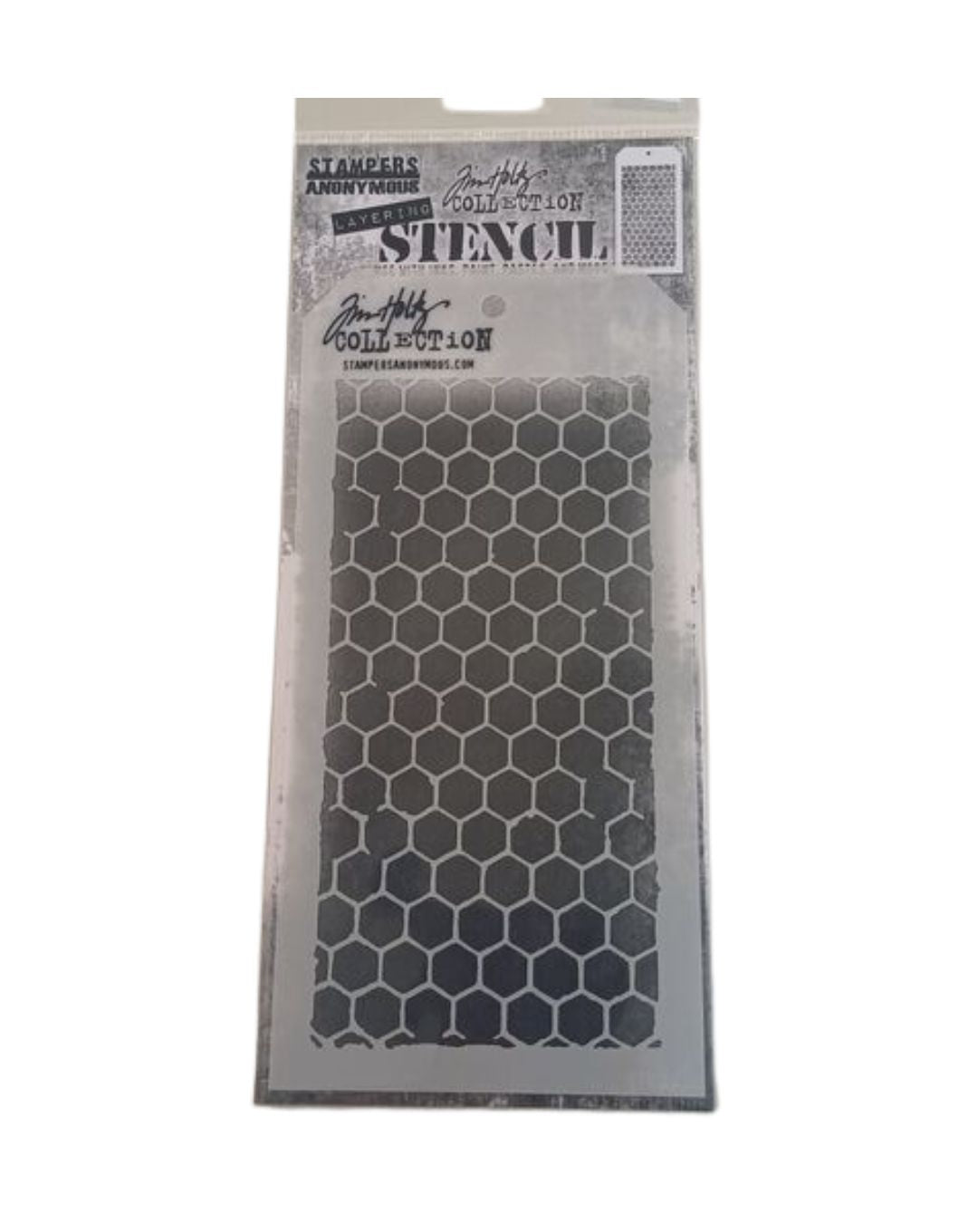 Sapluuna Honeycomb Tim Holtz Layering Stencil