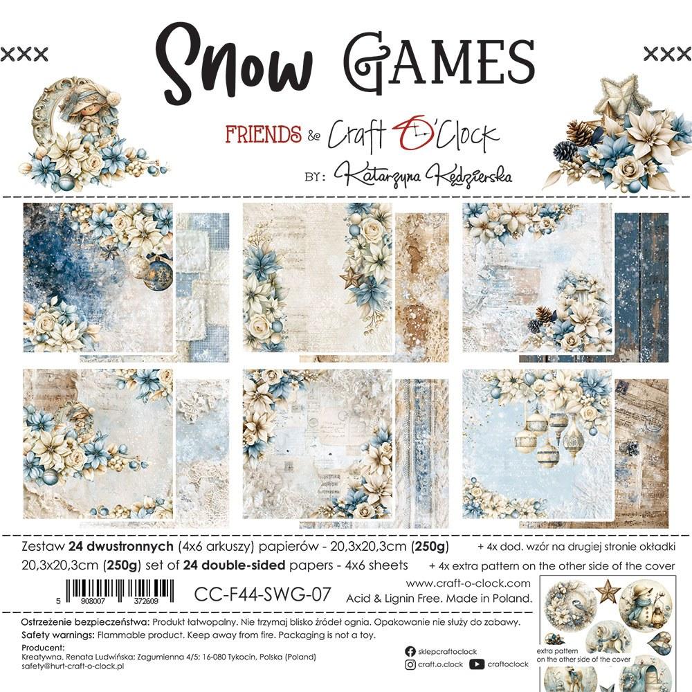 Snow Games8" mix skräppipaperipakkaus