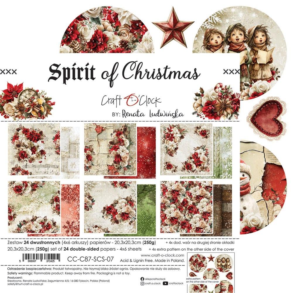 Spirit of Christmas 8" mix skräppipaperipakkaus