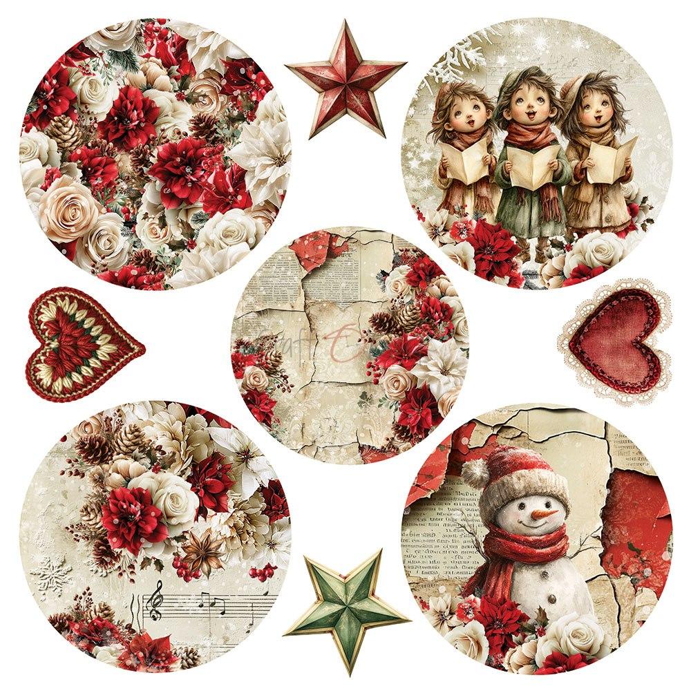 Spirit of Christmas 8" mix skräppipaperipakkaus