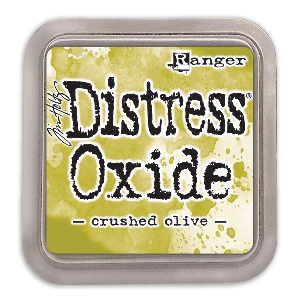 Distress Oxide mustetyyny Crushed Olive
