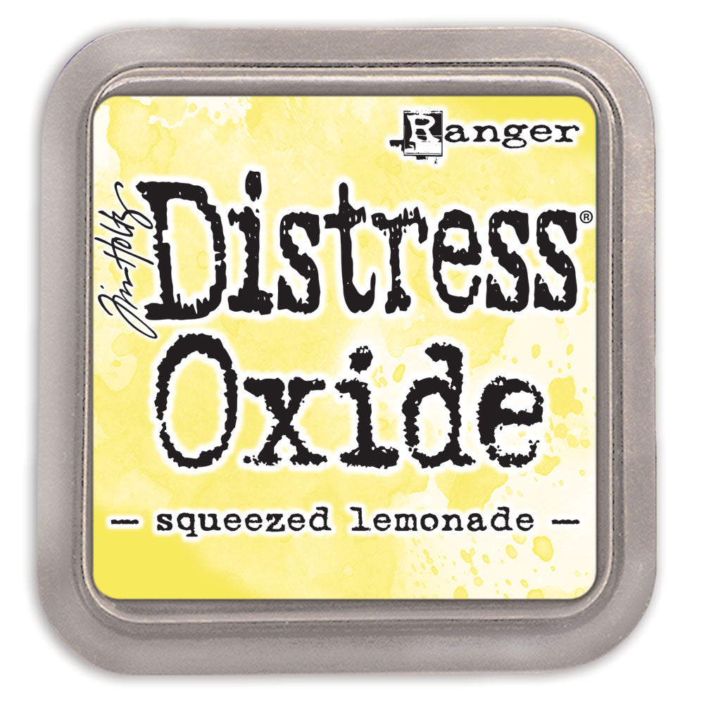 Distress Oxide mustetyyny Squeezed Lemonade