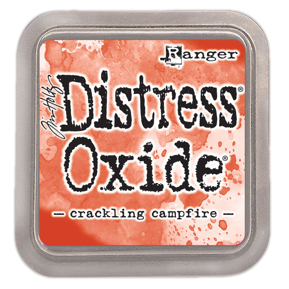 Distress Oxide mustetyyny Crackling Campfire