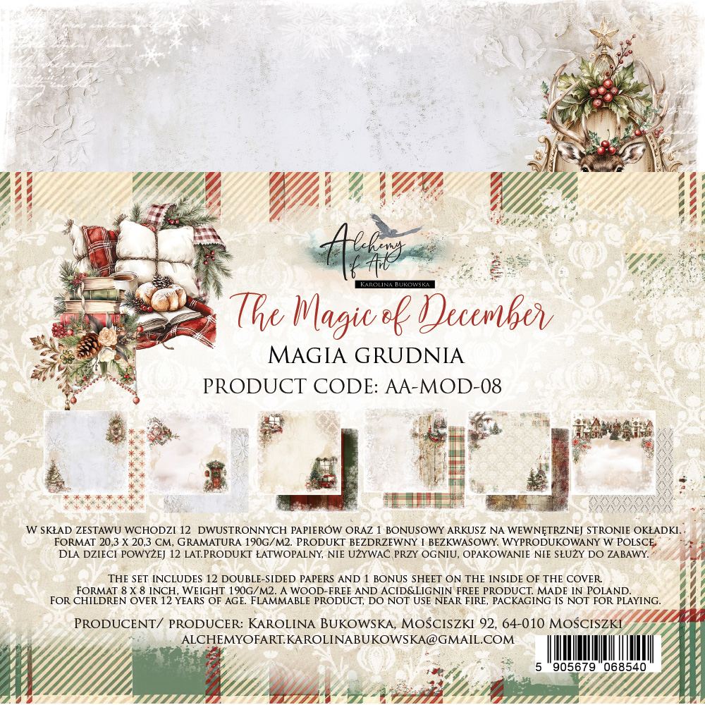 The Magic of December 8" paperipakkaus