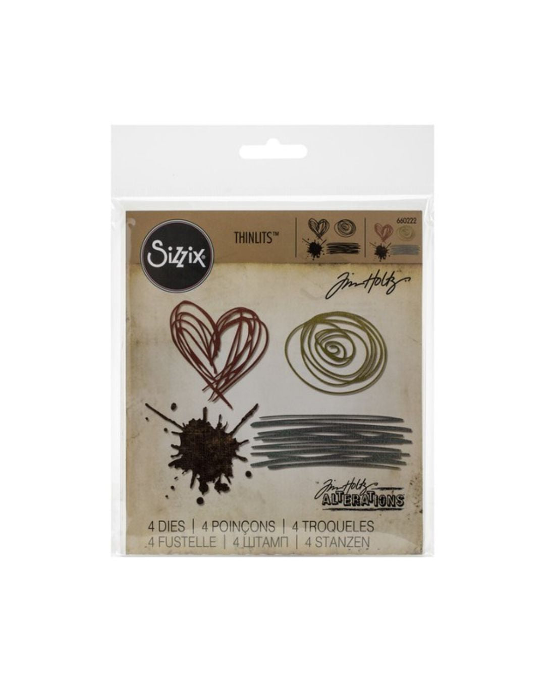 Tim Holtz Scribles & Splat Stanssisetti