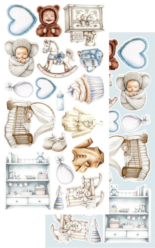 Baby leikattavat kuvat poika