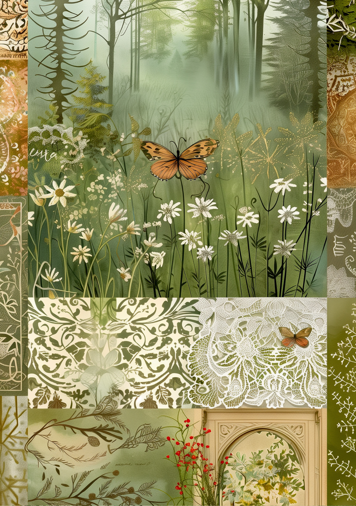 Woodland  Creative Paper Set