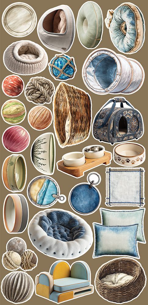 Creative Extras Set, Mix 2, Cats & Dogs