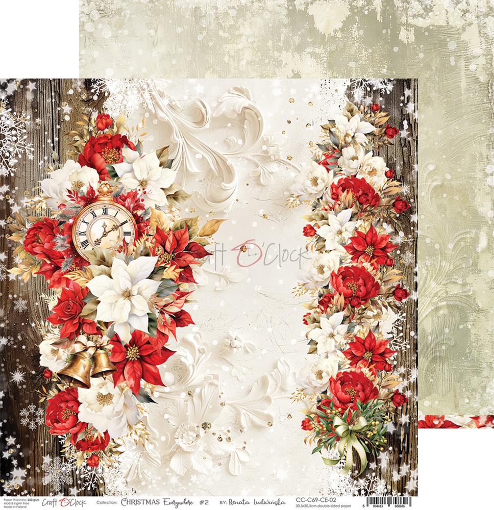 Christmas everywhere paper set 12"