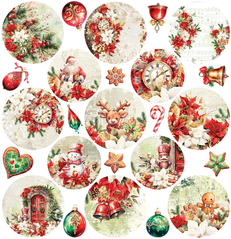 Christmas everywhere paper set 12"