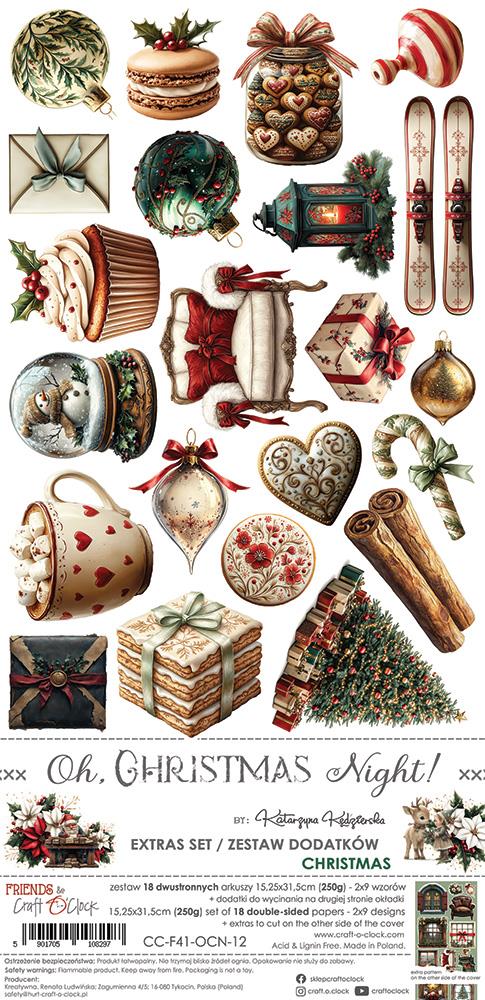 Extras to cut set, Christmas, Christmas Night