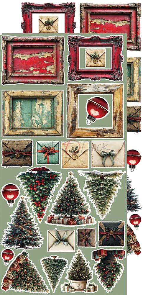 Extras to cut set, Christmas, Christmas Night