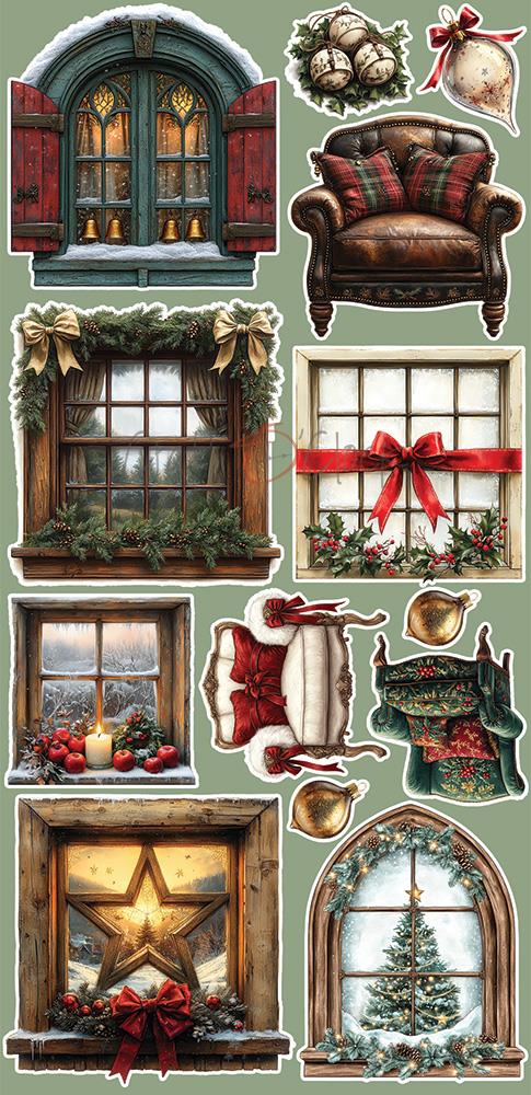 Extras to cut set, Christmas, Christmas Night