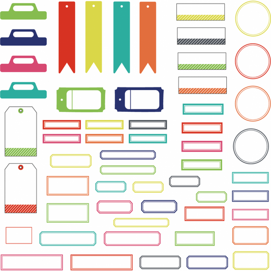 Colorful life, die cuts 2