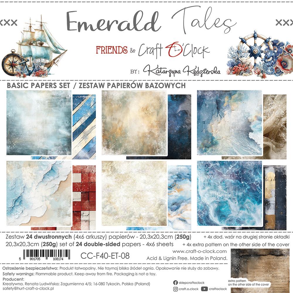 Emerald Tales mix paper set 8"