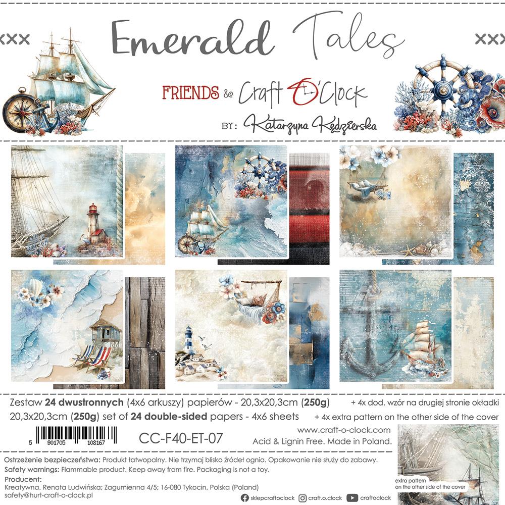 Emerald Tales paper set 8"