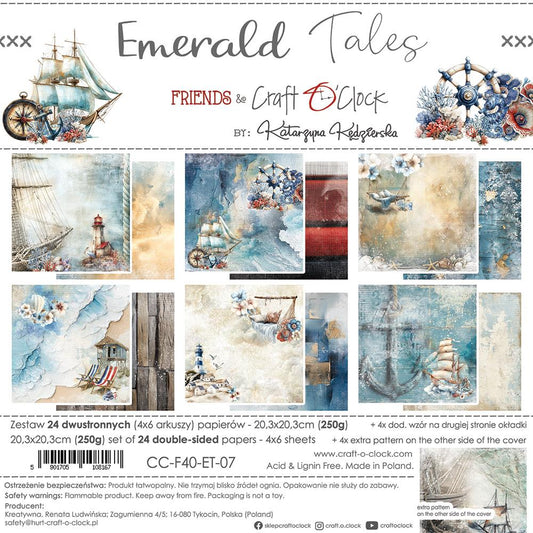 Emerald Tales paper set 8"