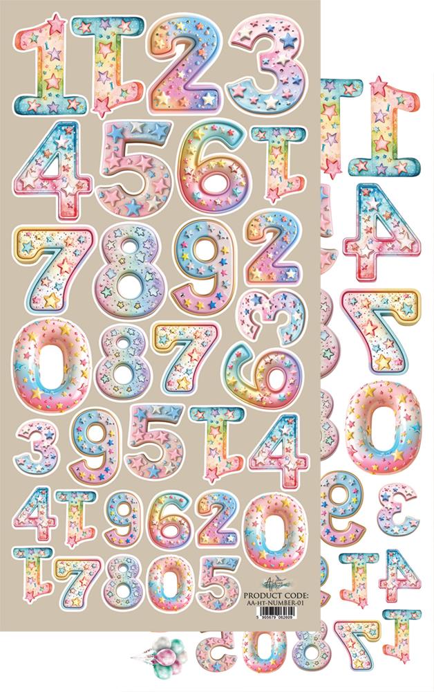 Happy Time - Numbers extras to cut