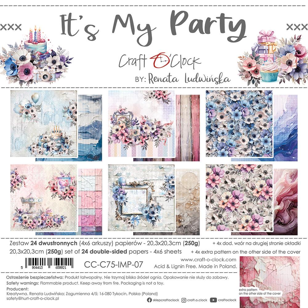 It's My Party mix paper set 8"