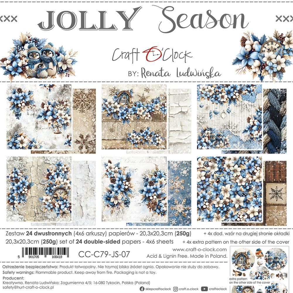 Jolly Season paper set 8"