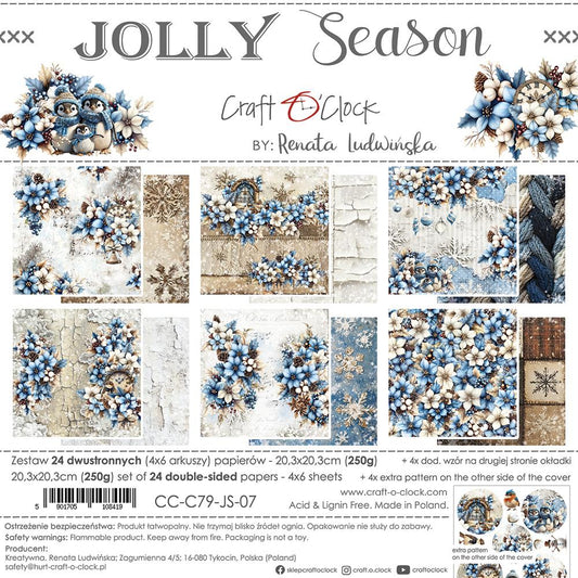 Jolly Season paper set 8"