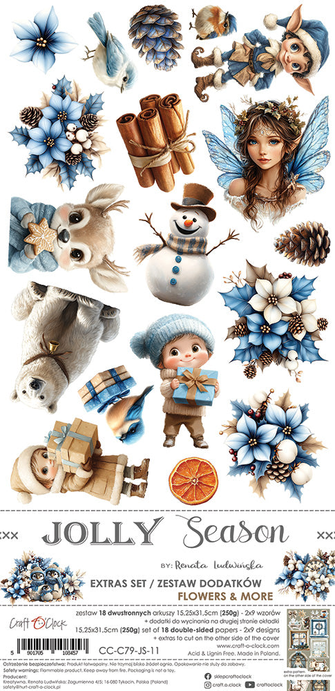 Extras to cut set, Flowers, Jolly Season