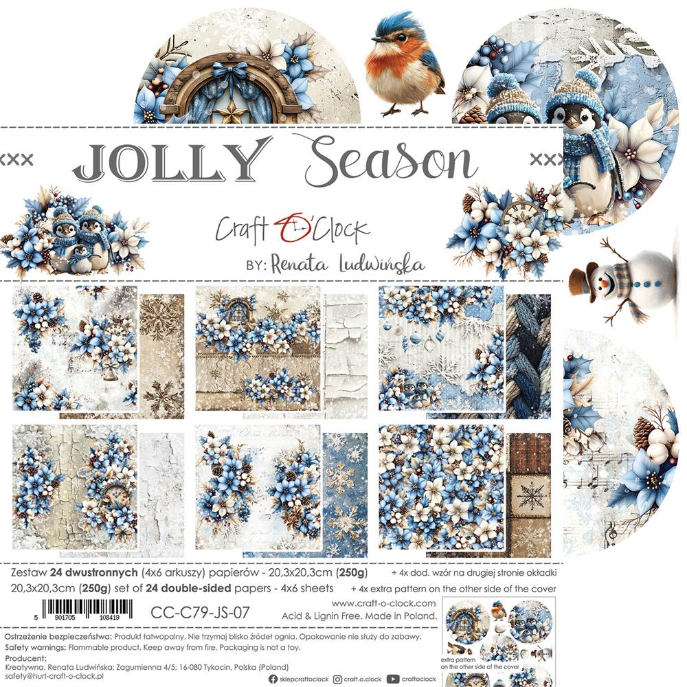 Jolly Season paper set 8"