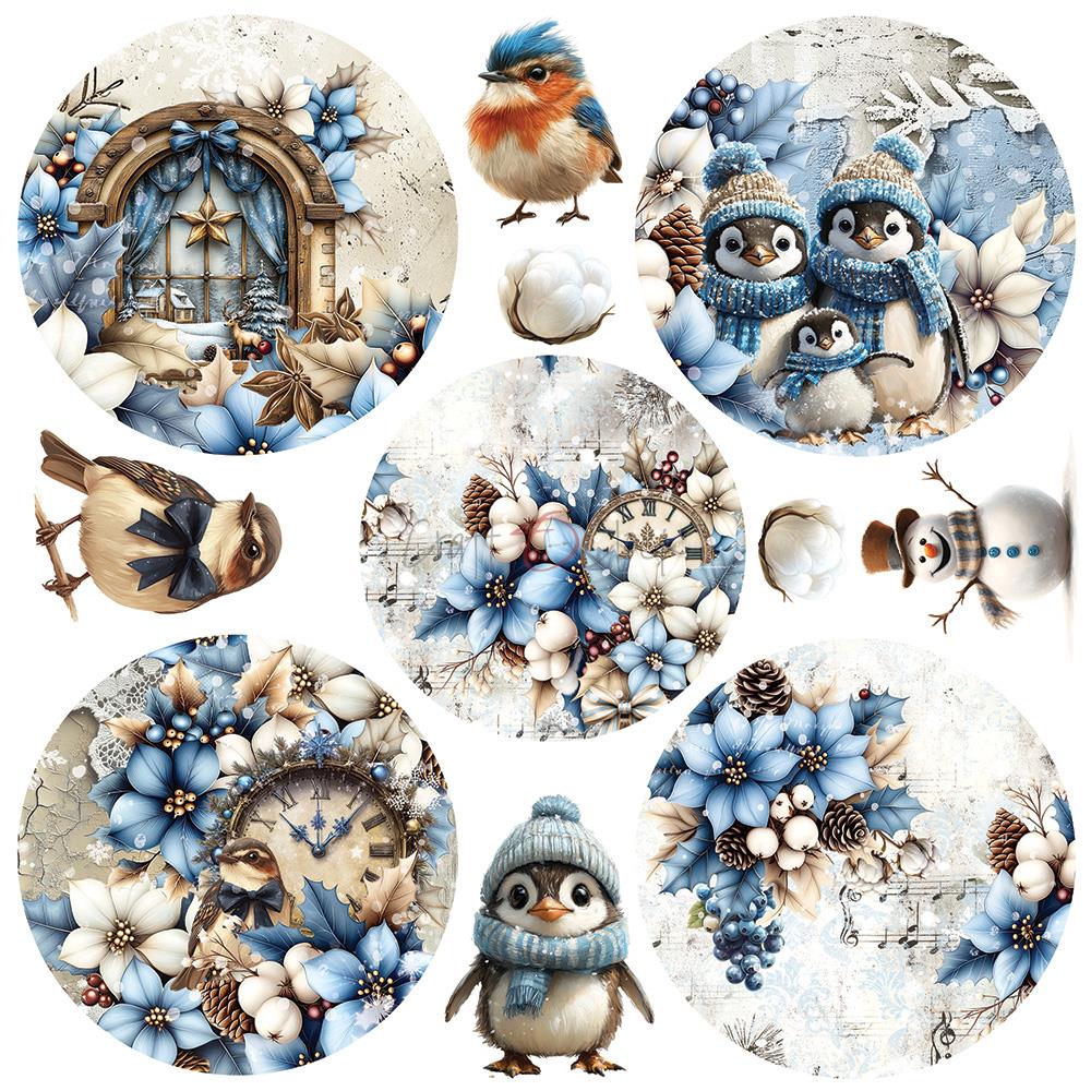 Jolly Season paper set 8"