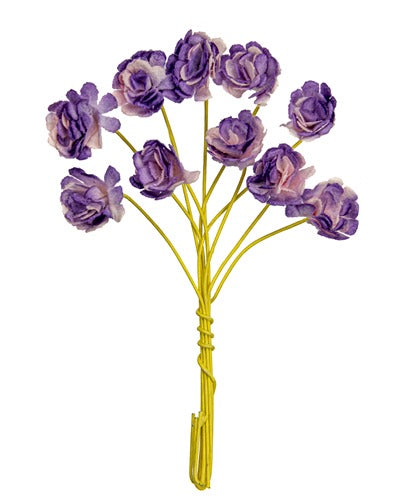 Krysanteemi, mulperipaperista, violetin sävyt