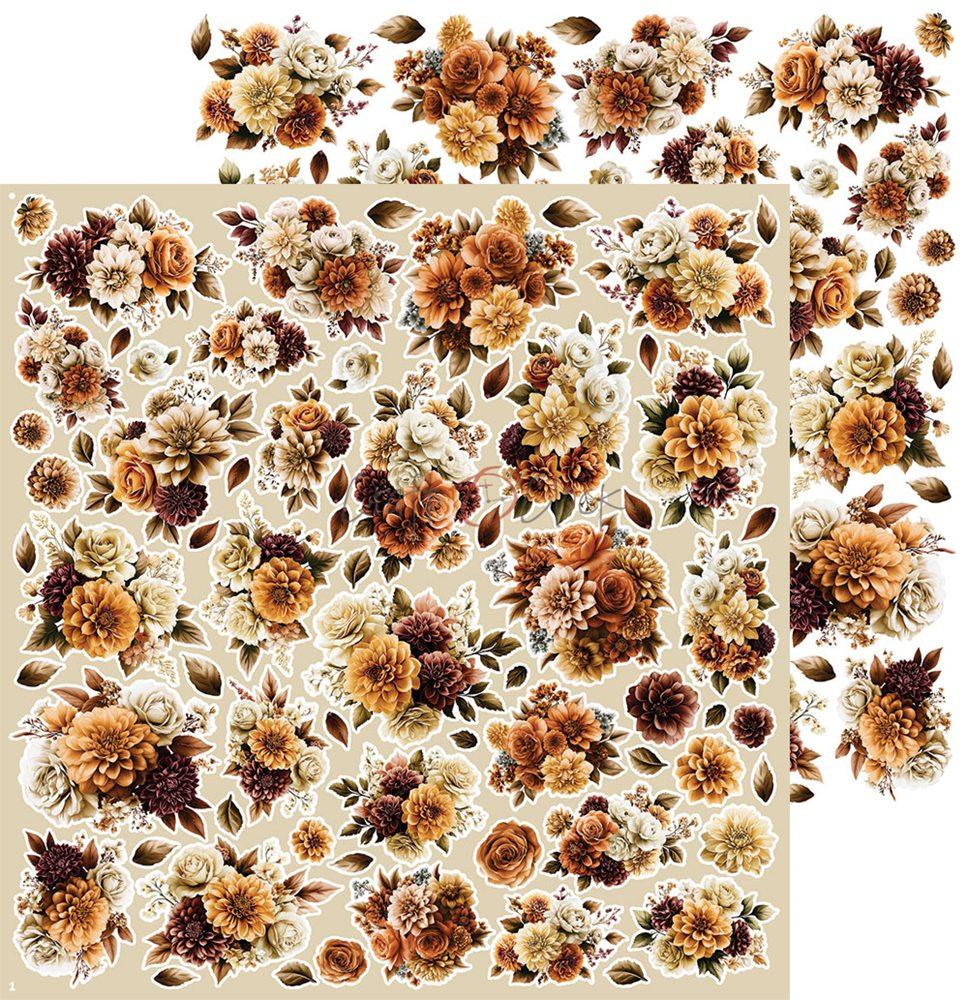 Extras to cut, Flowers, Shades of Nature