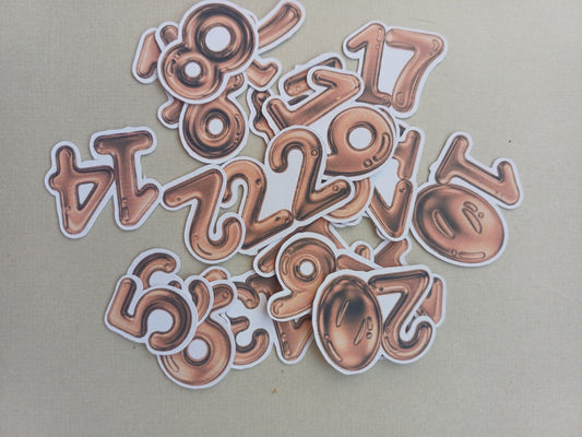 Pikkupeikon tekstileikkeet:  Numerot 1-24