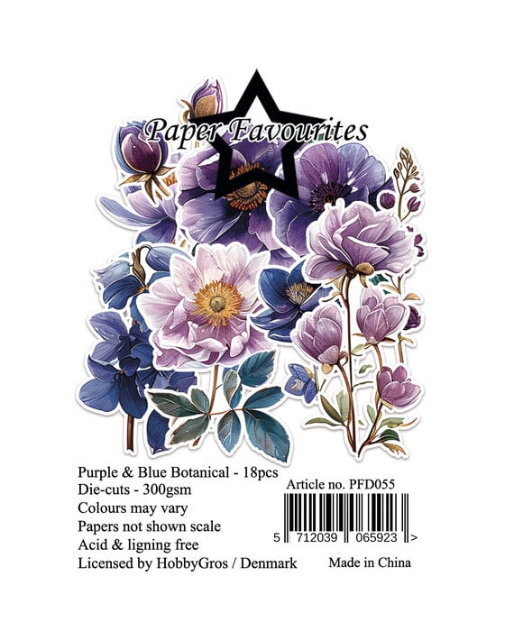 Purple & Blue Botanical leikekuvat