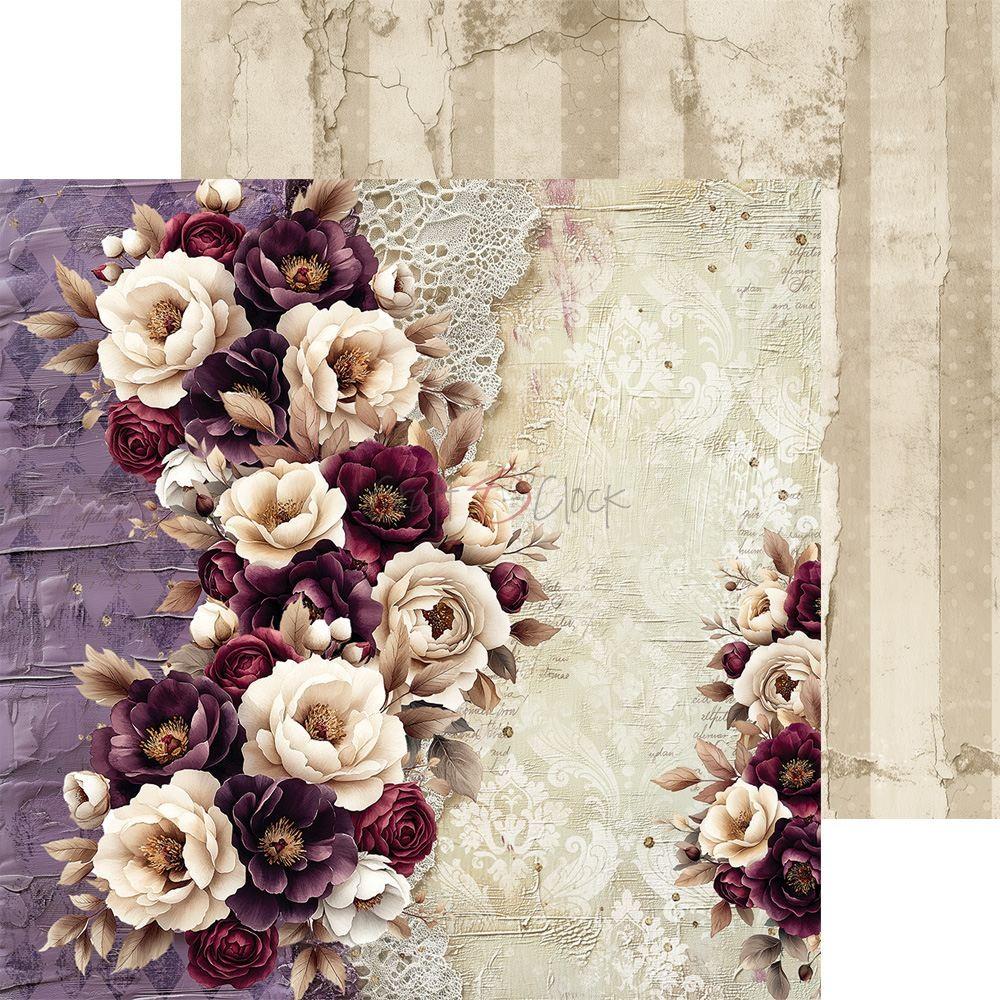 Plum and Caramel paper set 8"