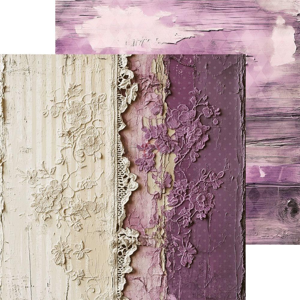 Plum and Caramel, Basic paper set 8"